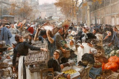 Leon Lhermite, Les Halles by Unbekannt Unbekannt